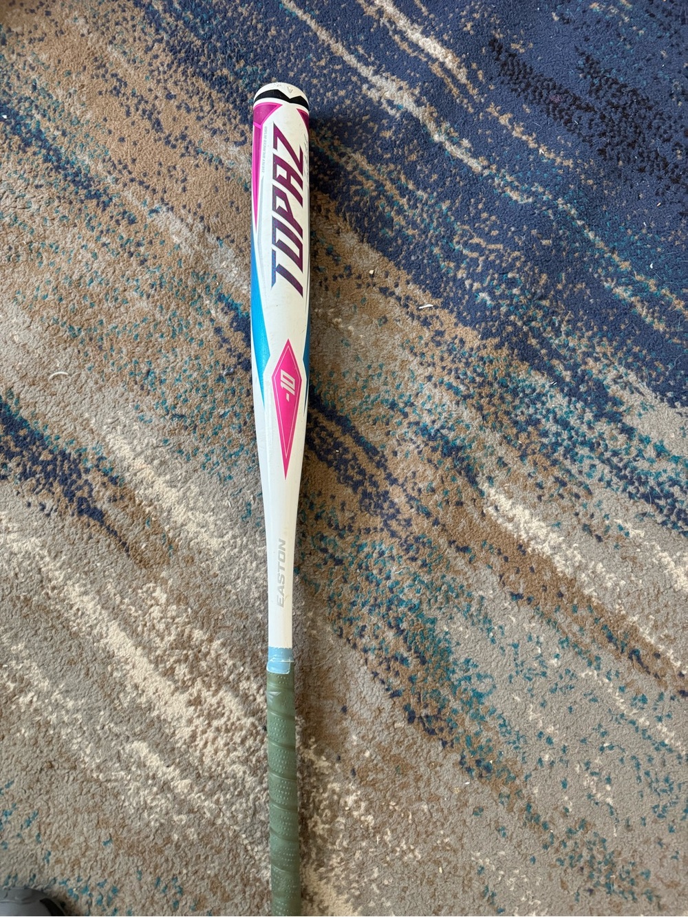 Easton Women's/Youth White Pink Blue Softball Bat
